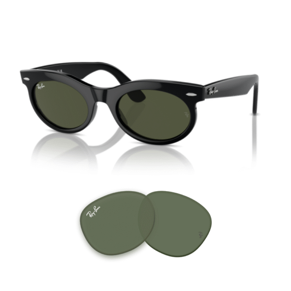 Verres de remplacement Ray-Ban RB2242 Wayfarer Oval originaux