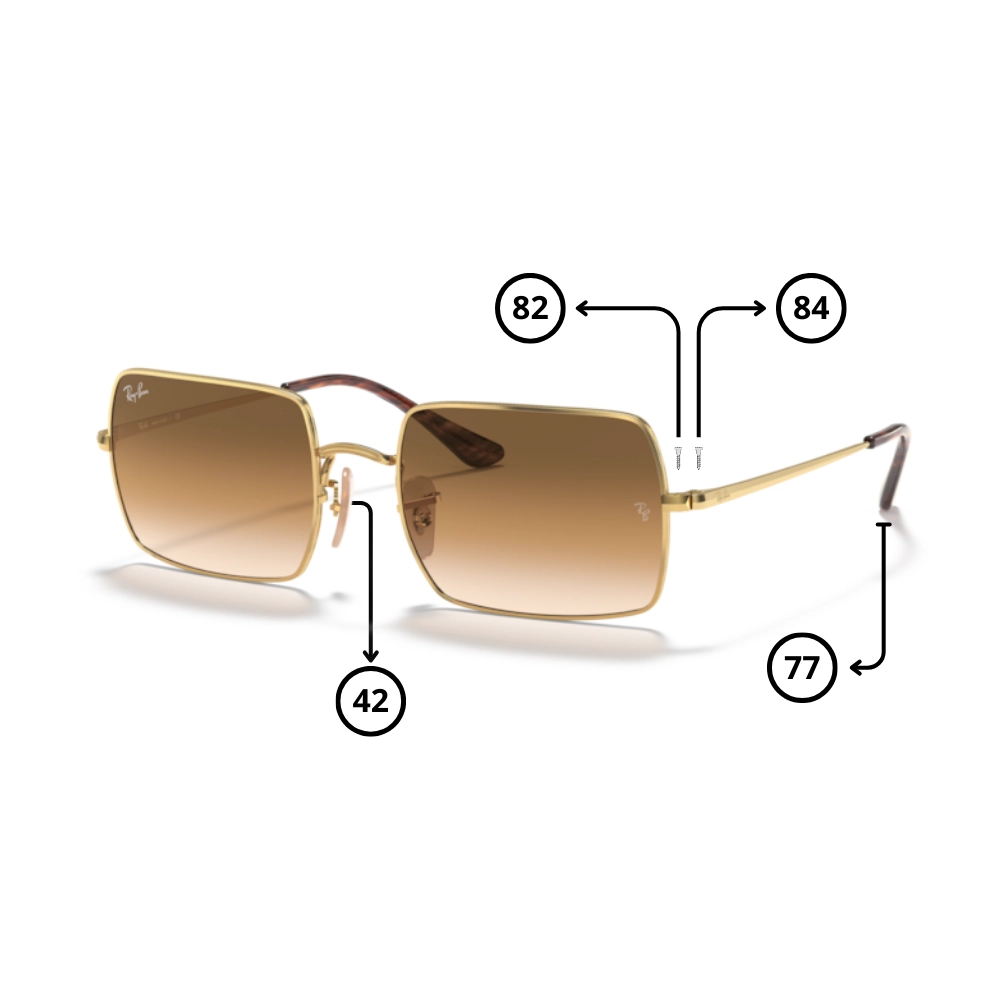Pièces Rechange Ray-Ban 1969 RECTANGLE Originaux
