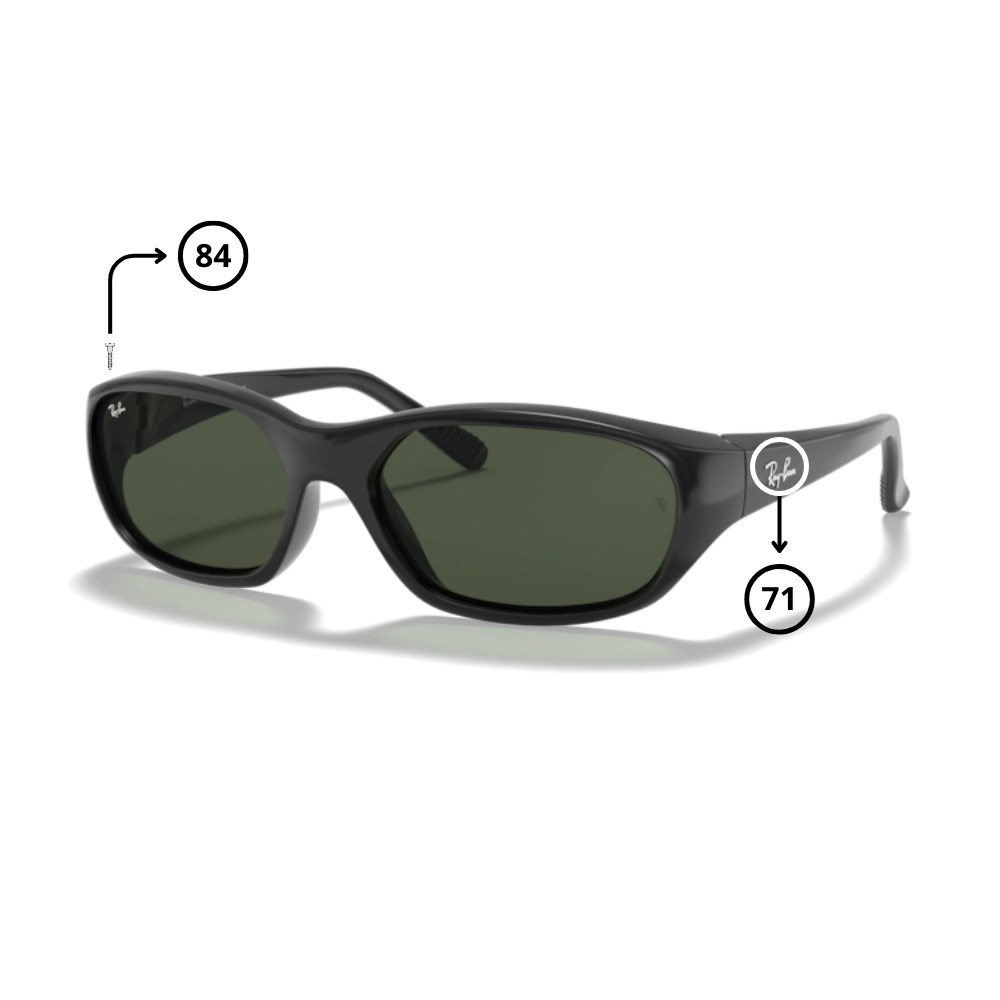 Pièces Rechange Ray-Ban 2016 DADDY-O Originaux