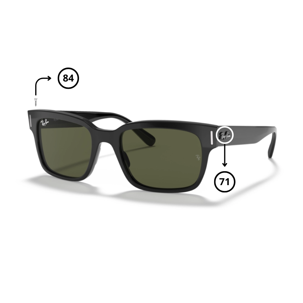 Pièces Rechange Ray-Ban 2190 JEFFREY Originaux