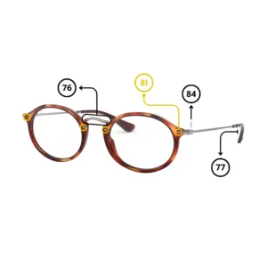 Pièces Rechange Ray-Ban 2547V Originaux