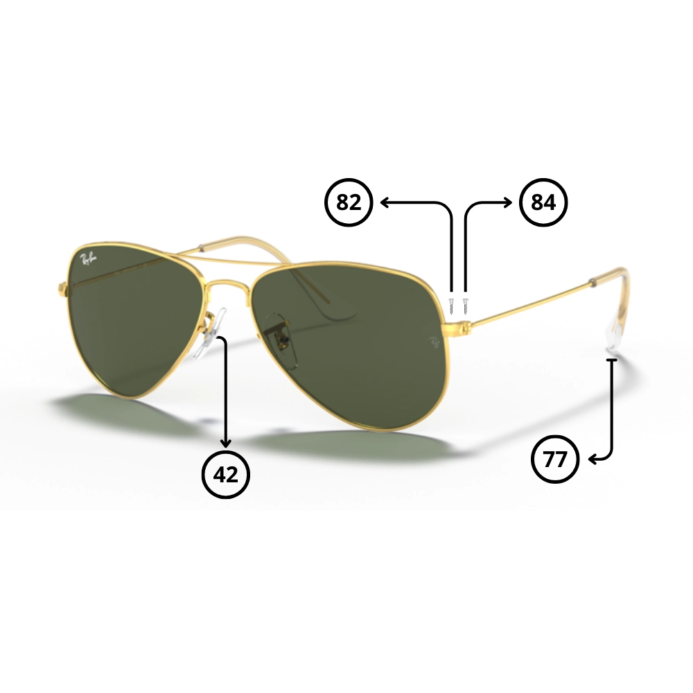 Pièces Rechange Ray-Ban 3044 Originaux