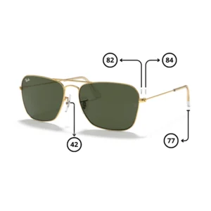 Pièces Rechange Ray-Ban 3136 CARAVAN Originaux