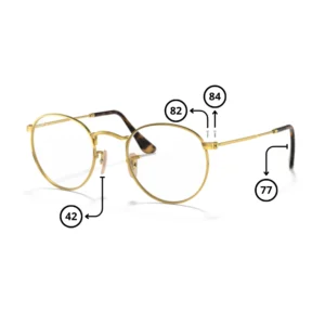 Pièces Rechange Ray-Ban 3447V ROUND METAL Originaux