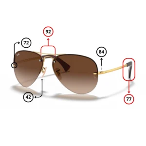 Pièces Rechange Ray-Ban 3449 Originaux