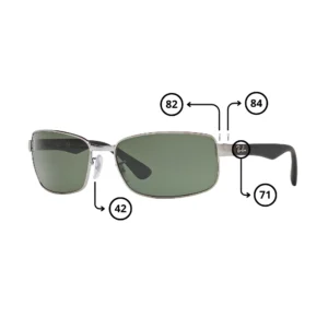 Pièces Rechange Ray-Ban 3478 Originaux