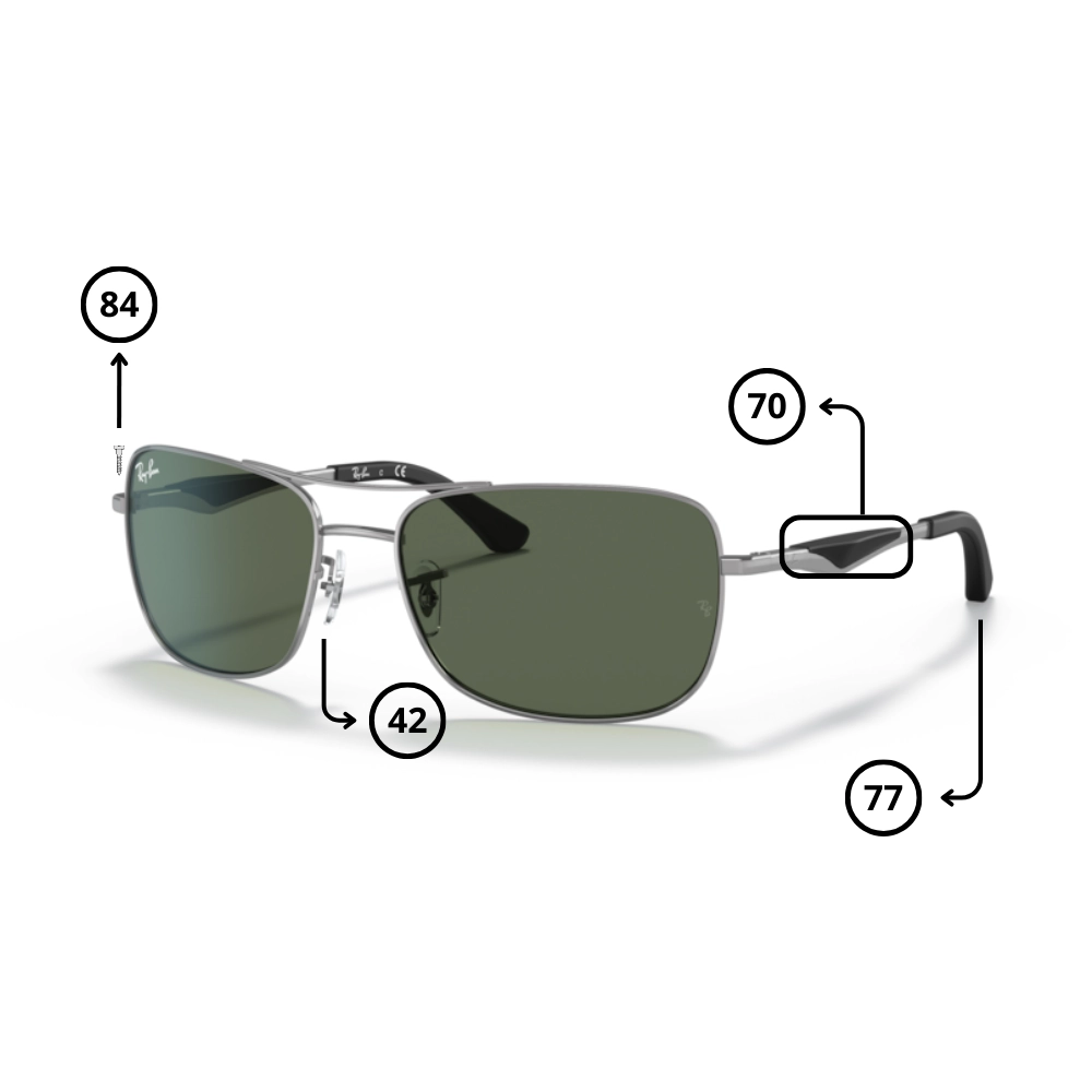 Pièces Rechange Ray-Ban 3515 Originaux