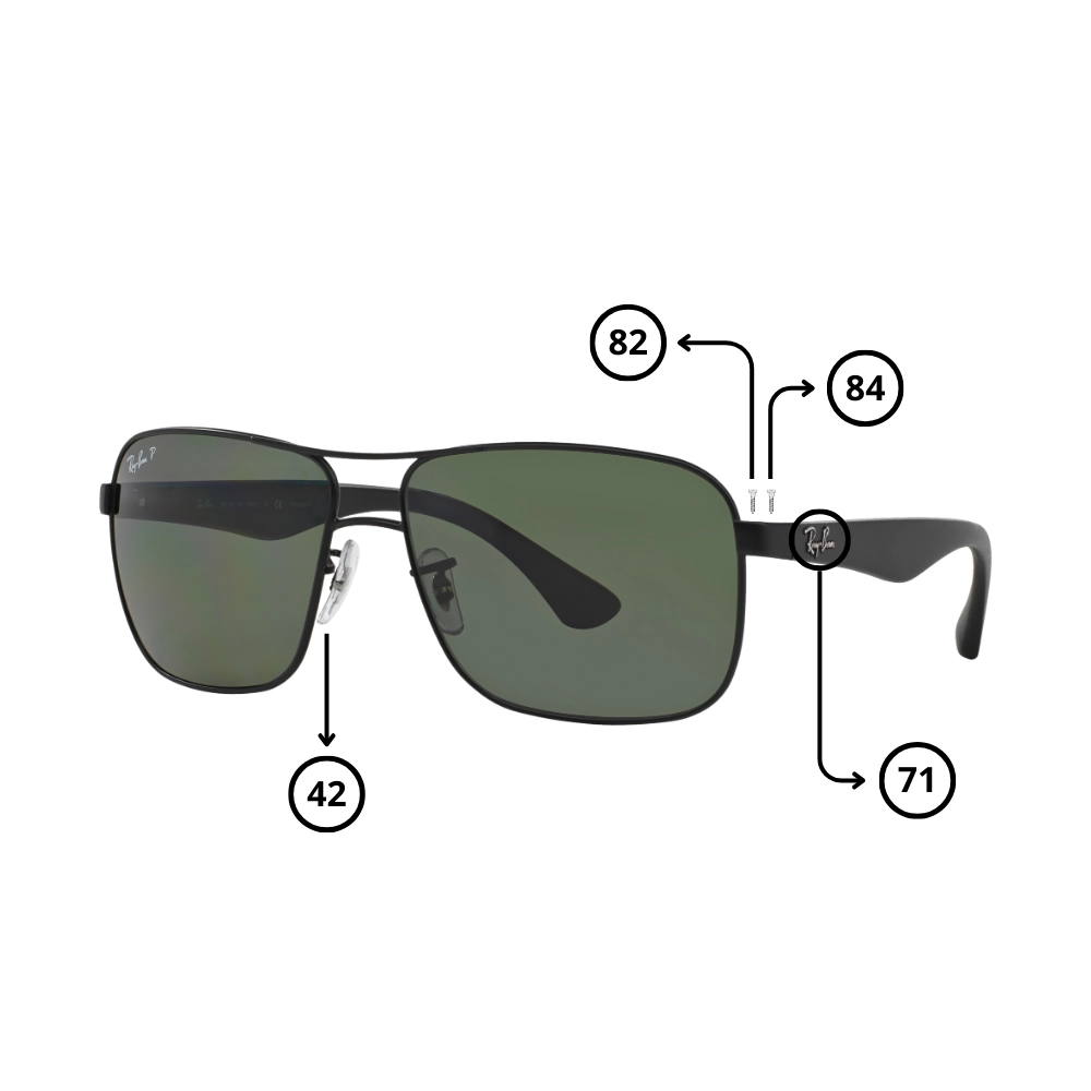 Pièces Rechange Ray-Ban 3516 Originaux