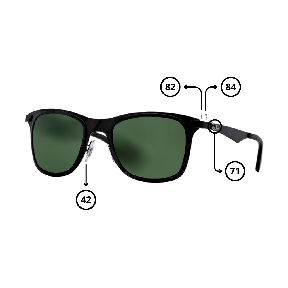 Pièces Rechange Ray-Ban 3521M Originaux