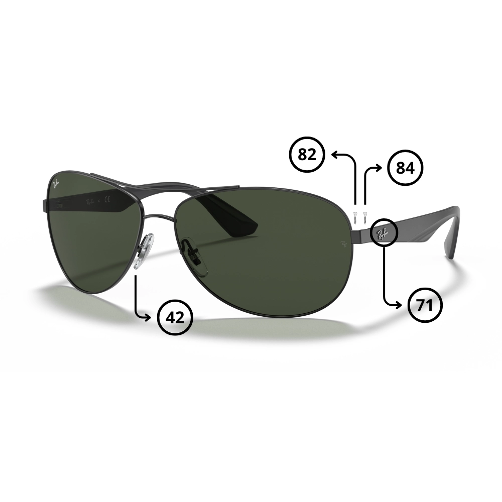 Pièces Rechange Ray-Ban 3526 Originaux