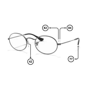 Pièces Rechange Ray-Ban 3547V OVAL Originaux