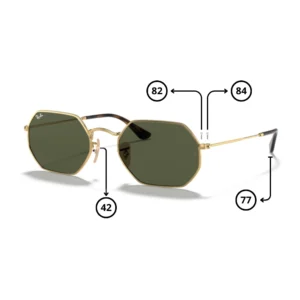 Pièces Rechange Ray-Ban 3556N OCTAGONAL Originaux
