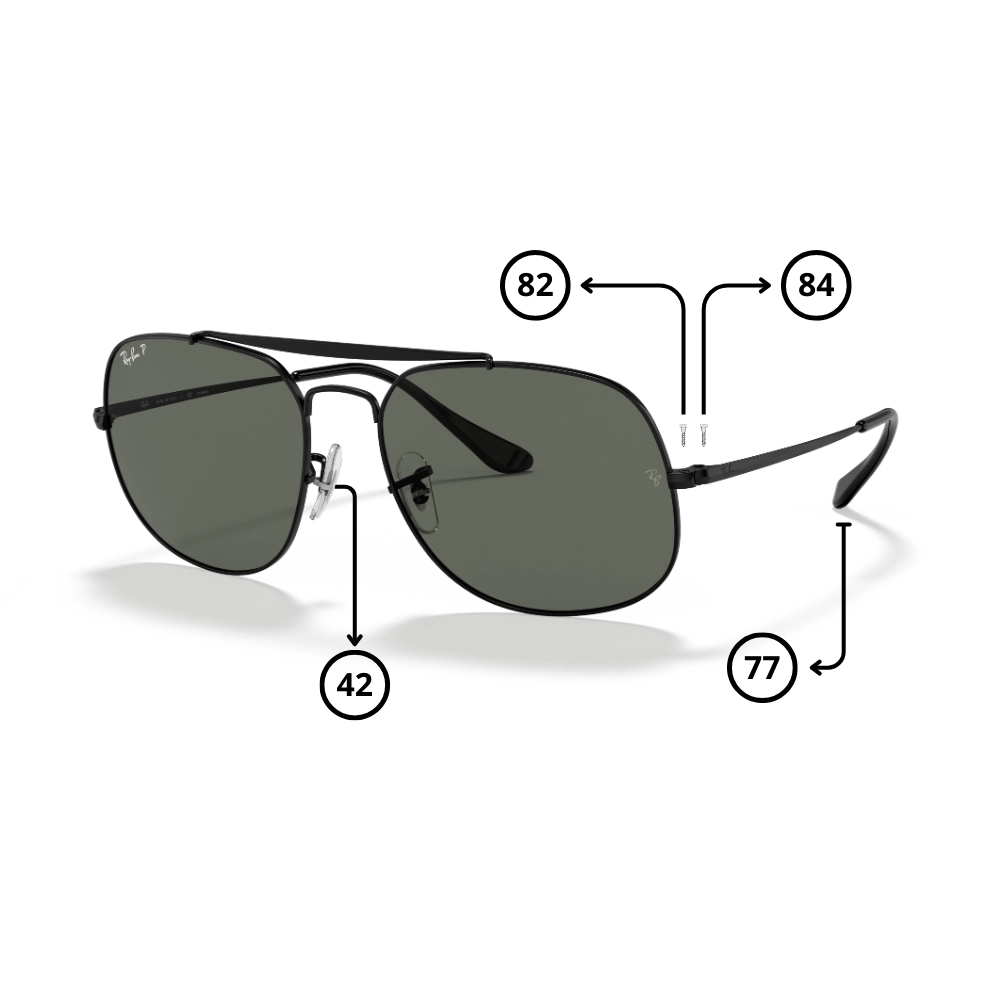 Pièces Rechange Ray-Ban 3561 THE GENERAL Originaux
