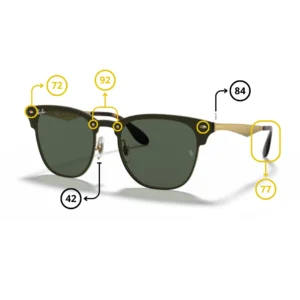 Pièces Rechange Ray-Ban 3576N Originaux