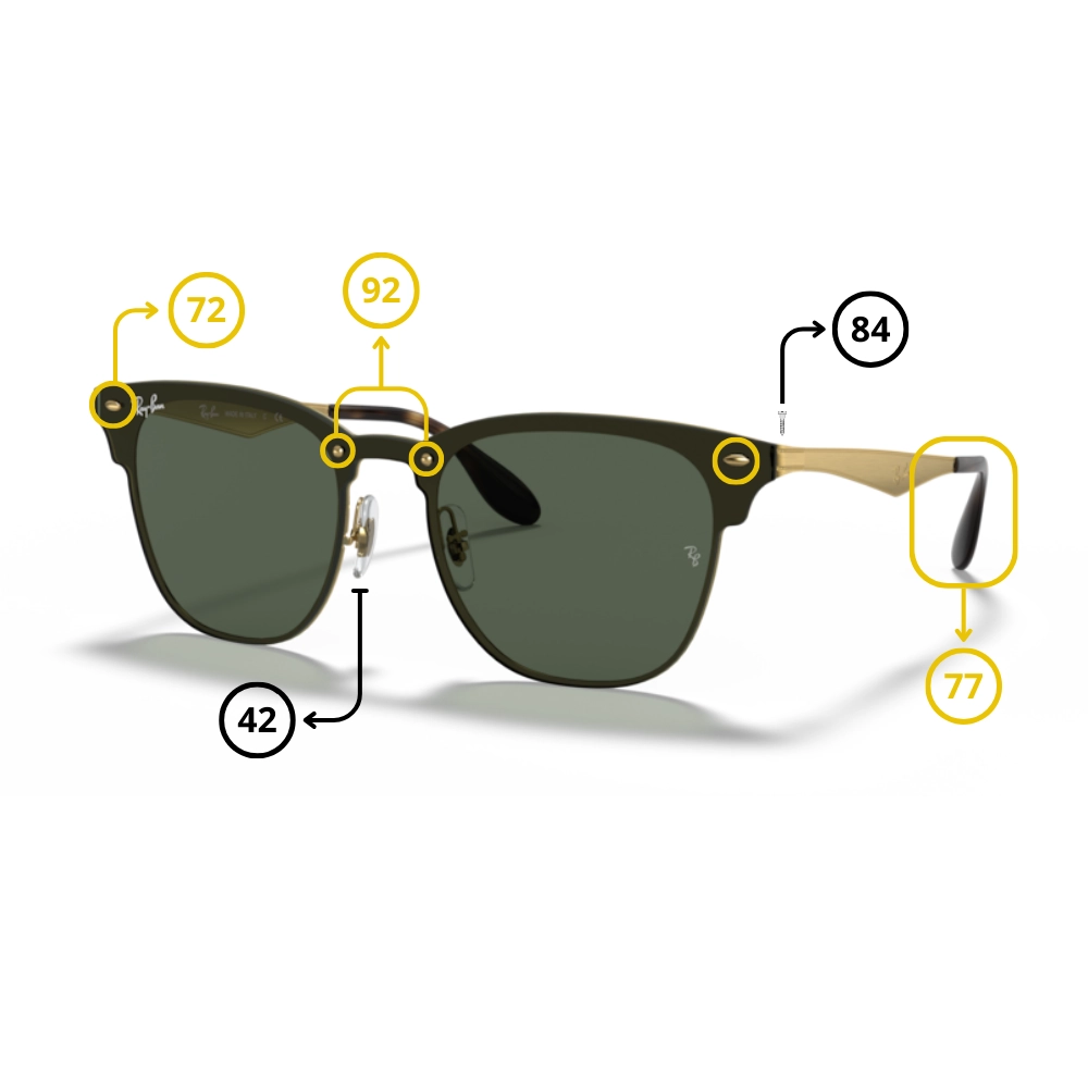 Pièces Rechange Ray-Ban 3576N Originaux