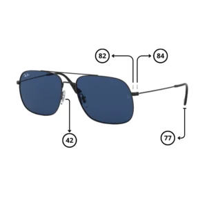 Pièces Rechange Ray-Ban 3595 ANDREA Originaux