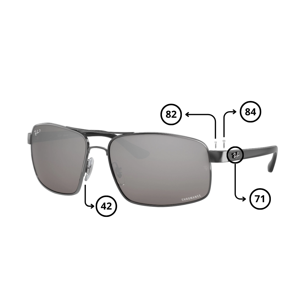 Pièces Rechange Ray-Ban 3604CH Originaux