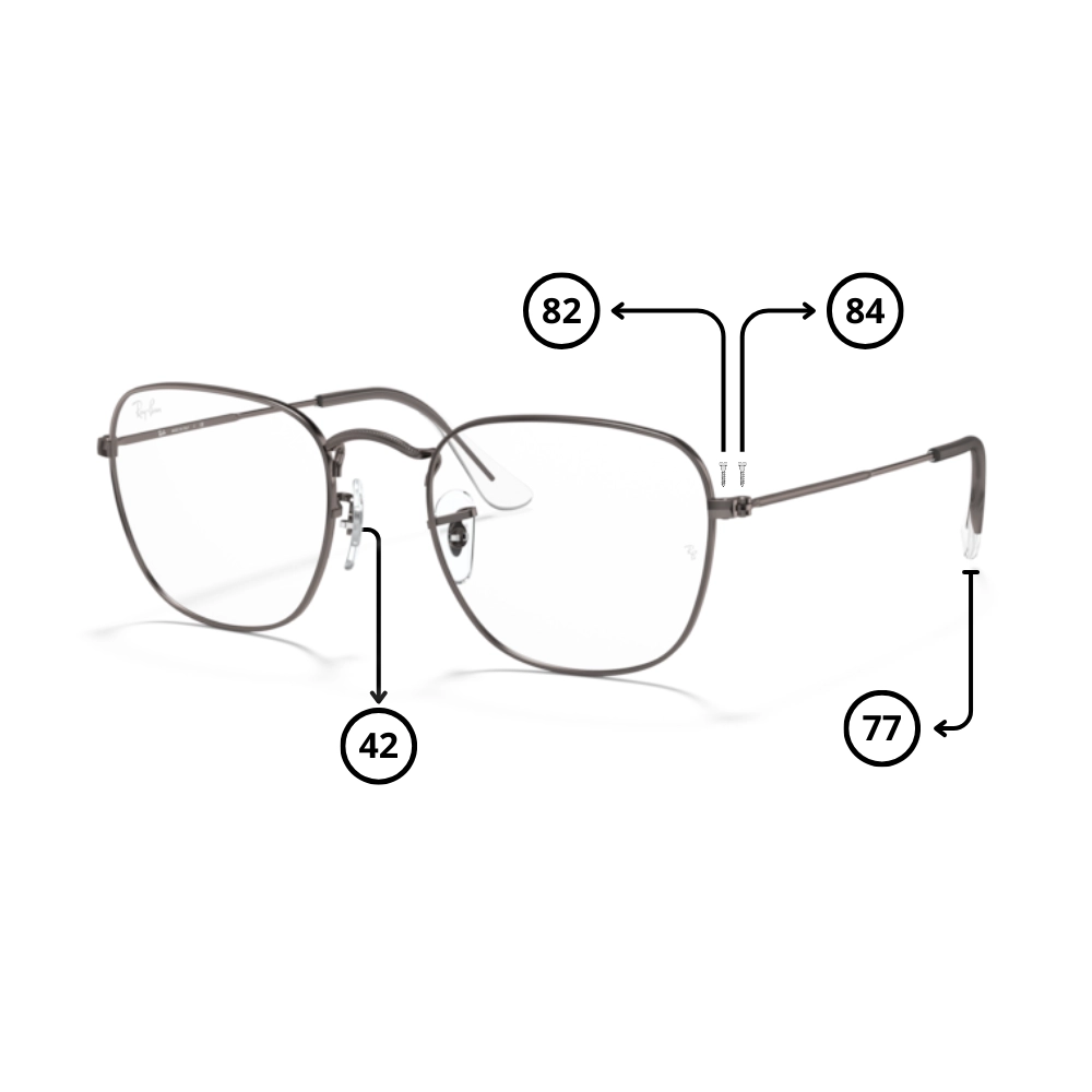 Pièces Rechange Ray-Ban 3857V FRANK Originaux