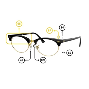 Pièces Rechange Ray-Ban 3946V CLUBMASTER OVAL Originaux
