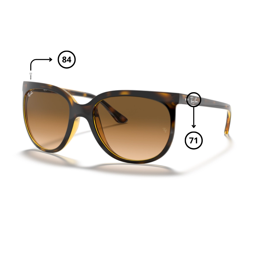 Pièces Rechange Ray-Ban 4126 CATS 1000 Originaux