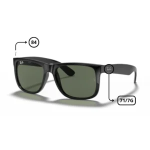 Pièces Rechange Ray-Ban 4165 JUSTIN Originaux