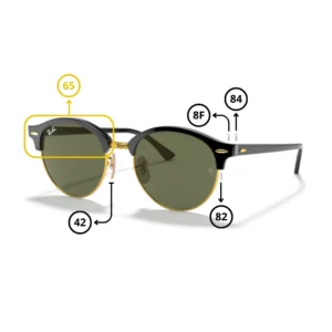 Pièces Rechange Ray-Ban 4246 CLUBROUND Originaux