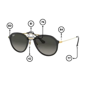 Pièces Rechange Ray-Ban 4253 Originaux