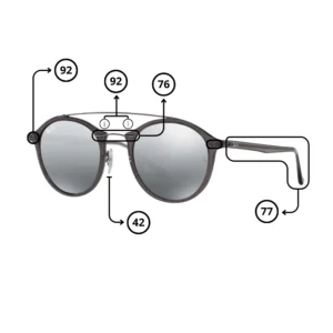 Pièces Rechange Ray-Ban 4266 Originaux