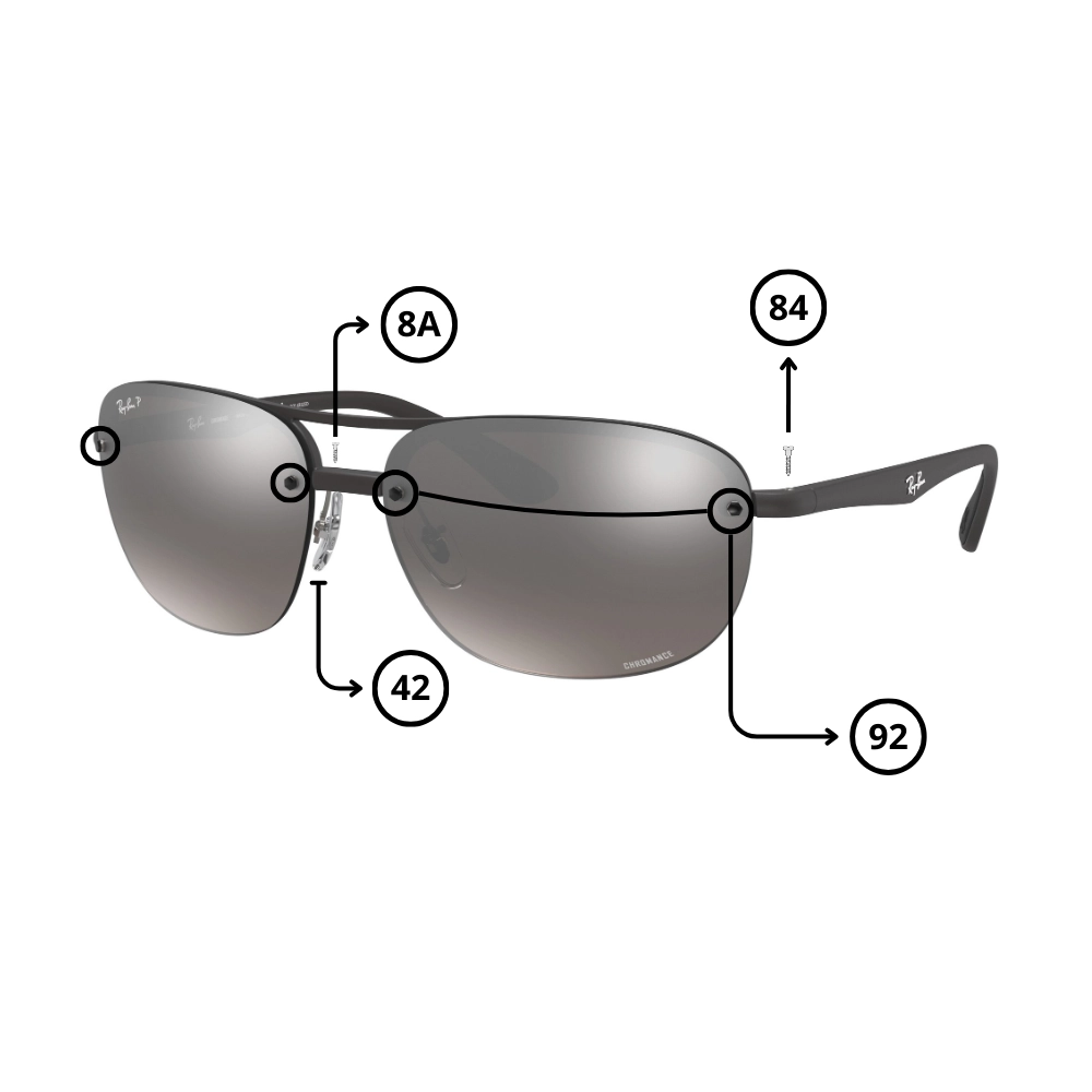 Pièces Rechange Ray-Ban 4275CH Originaux