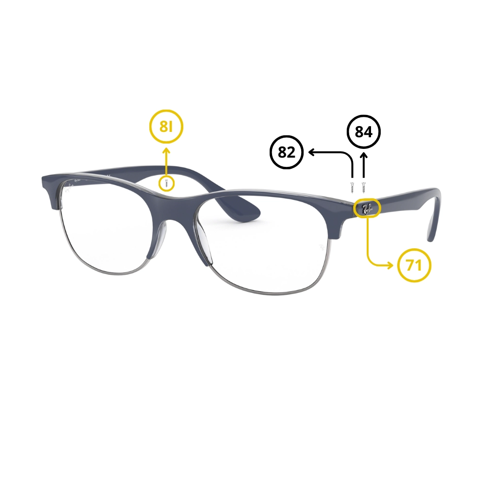 Pièces Rechange Ray-Ban 4319V Originaux
