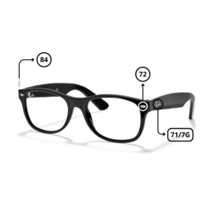 Pièces Rechange Ray-Ban 5184 NEW WAYFARER Originaux