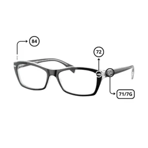 Pièces Rechange Ray-Ban 5255 Originaux
