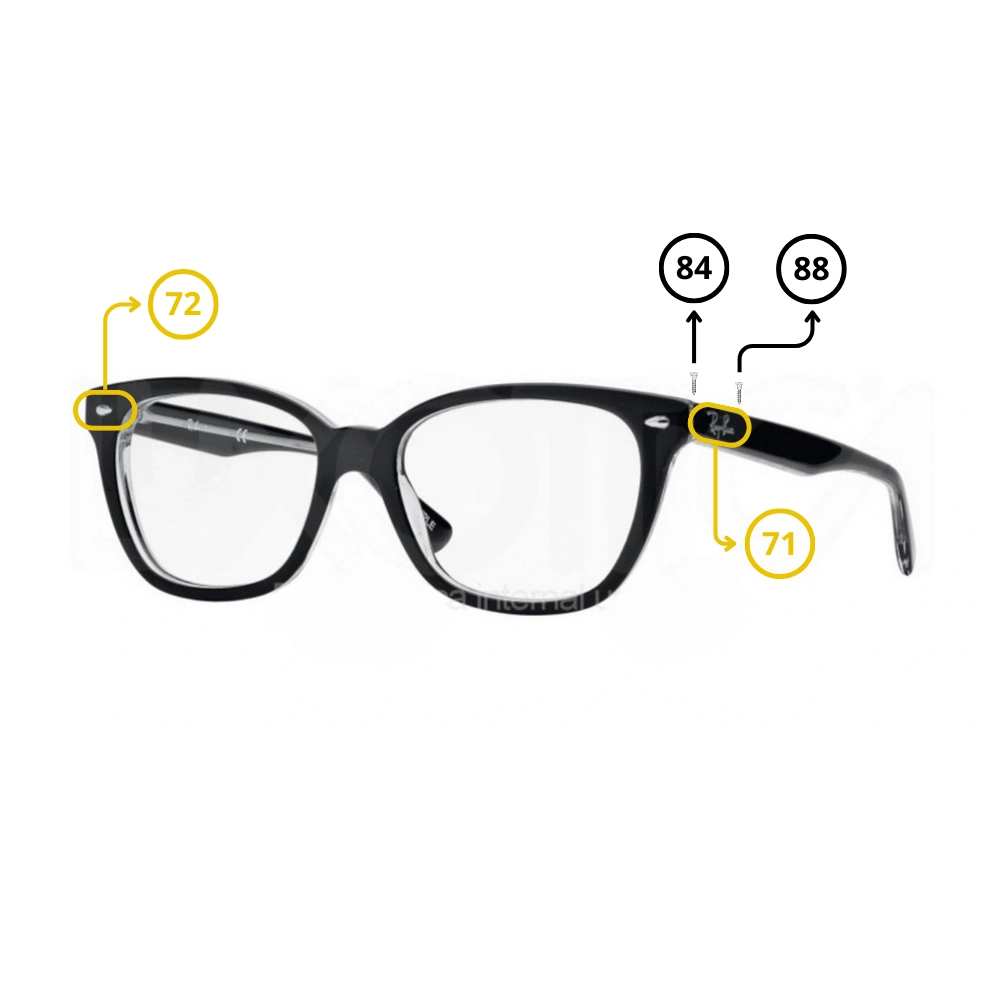 Pièces Rechange Ray-Ban 5310 Originaux