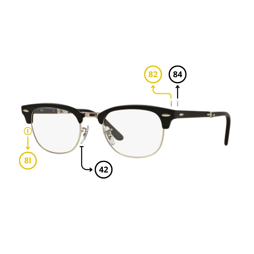 Pièces Rechange Ray-Ban 5334 Originaux