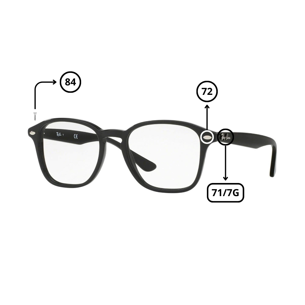 Pièces Rechange Ray-Ban 5352 Originaux