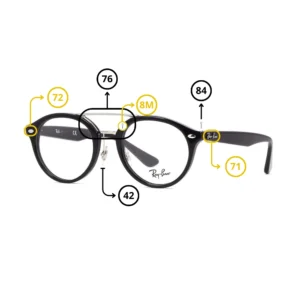 Pièces Rechange Ray-Ban 5354 Originaux