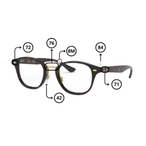 Pièces Rechange Ray-Ban 5355 Originaux