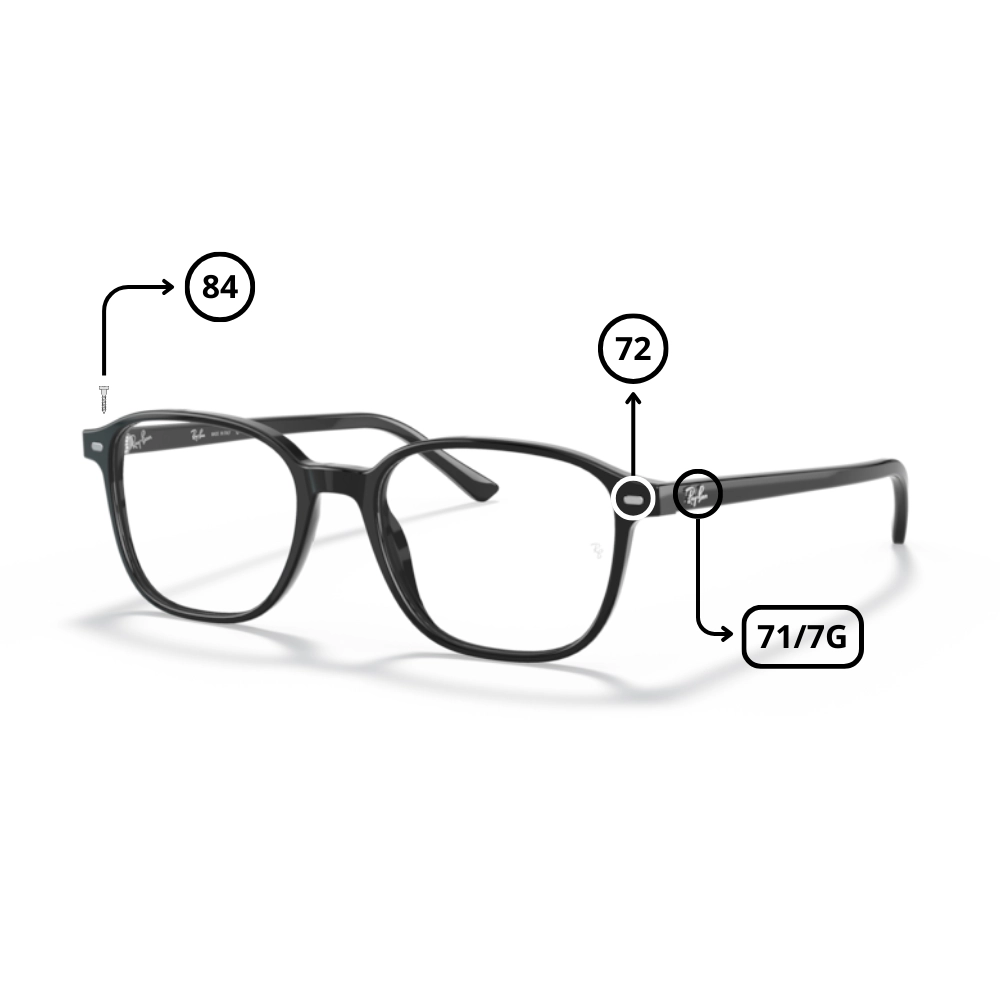 Pièces Rechange Ray-Ban 5393 LEONARD Originaux