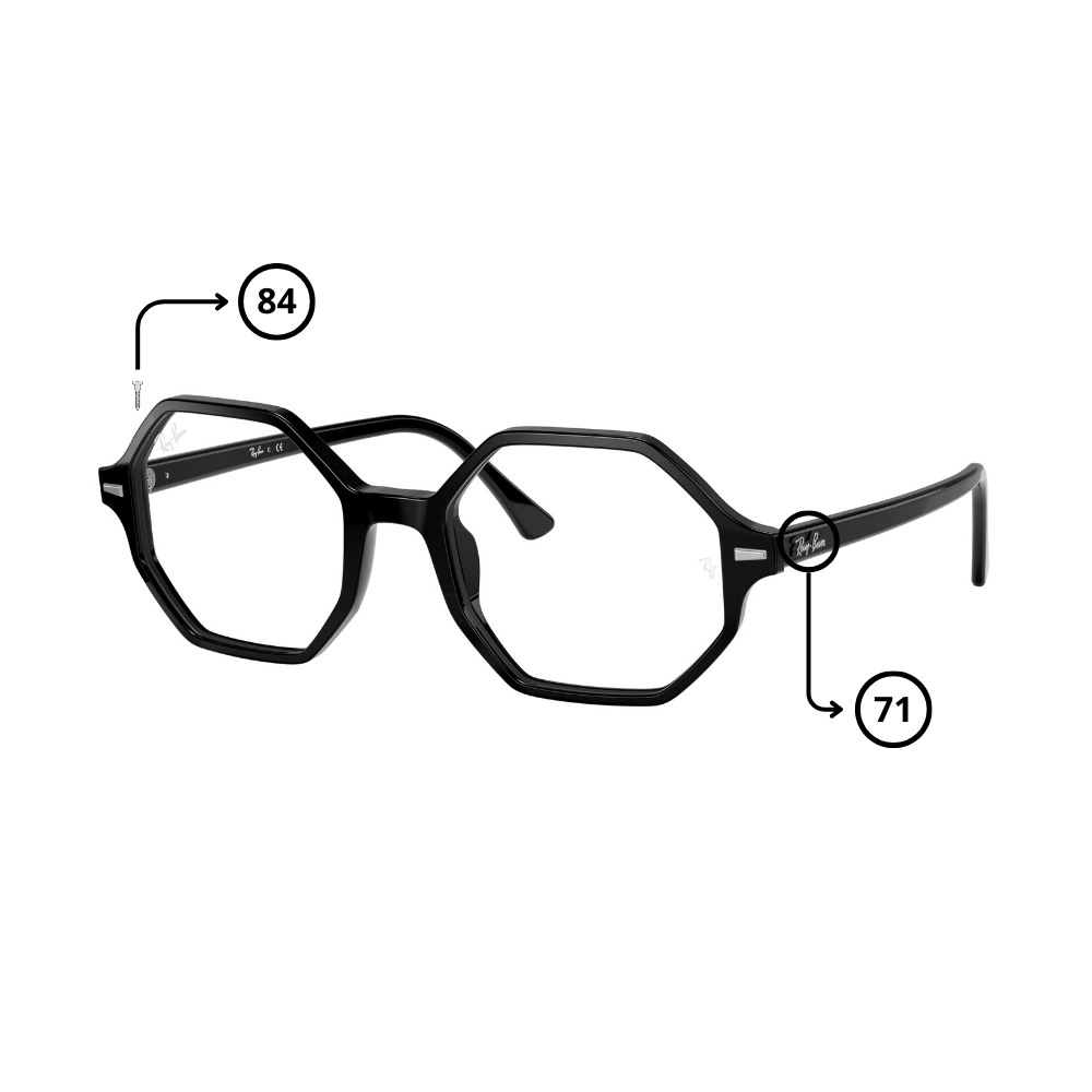 Pièces Rechange Ray-Ban 5472 BRITT Originaux