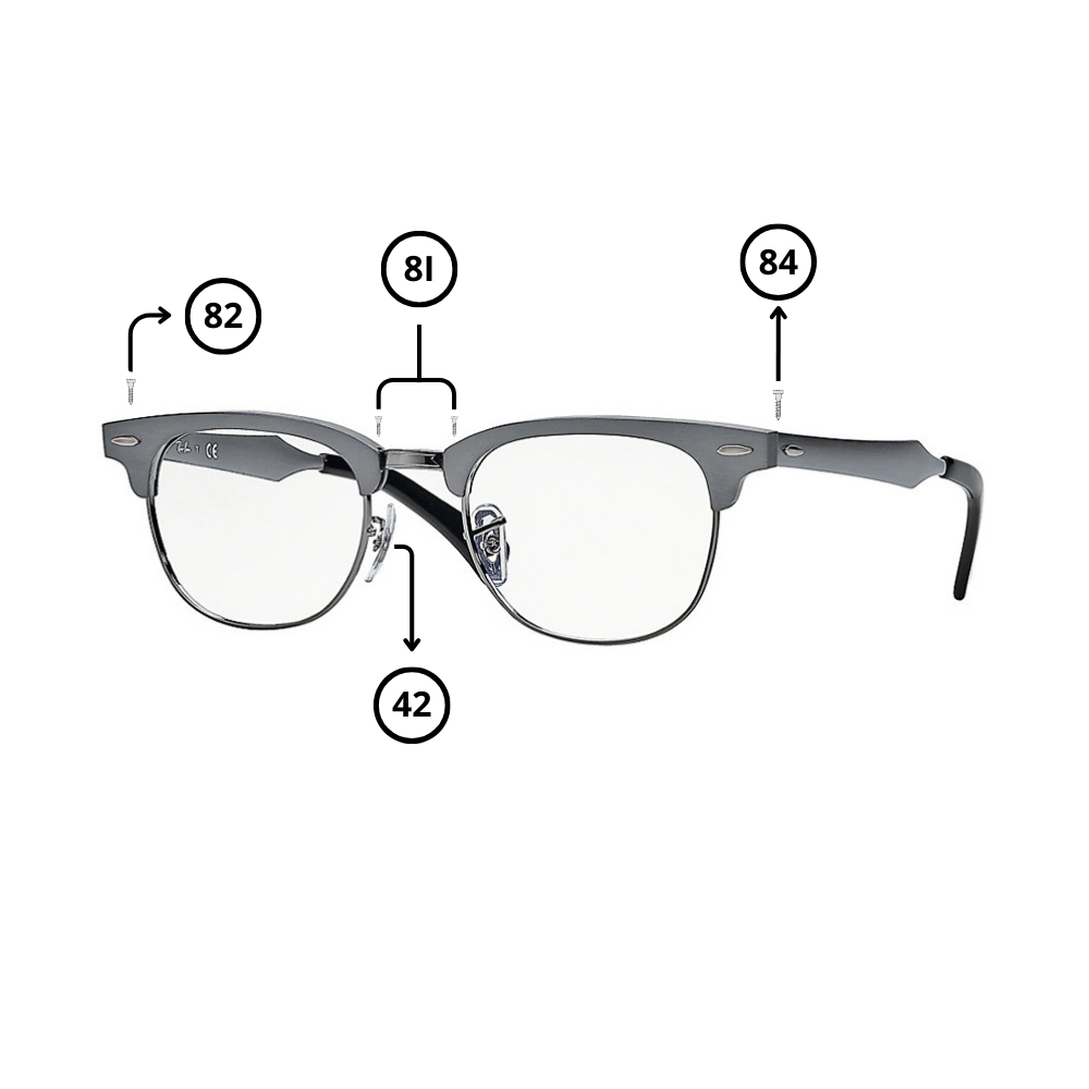 Pièces Rechange Ray-Ban 6295 Originaux