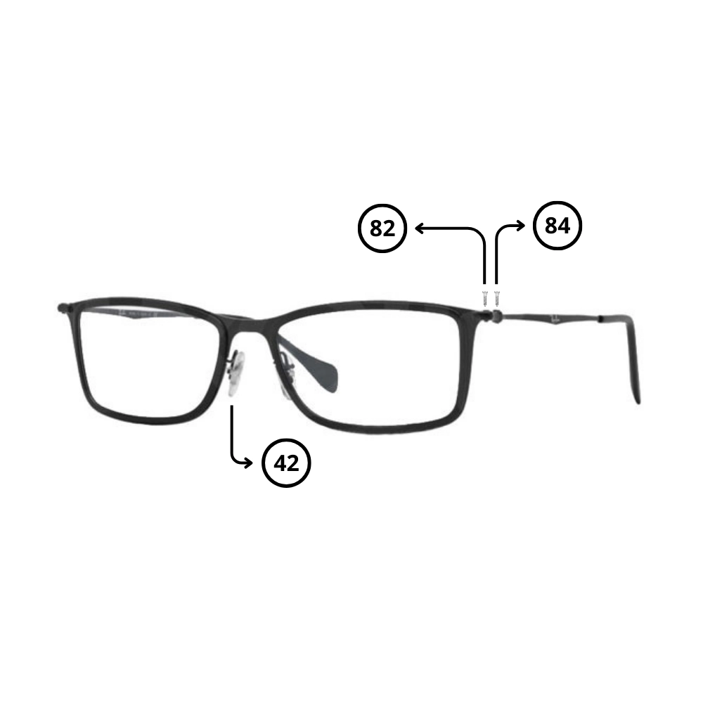 Pièces Rechange Ray-Ban 6299 Originaux
