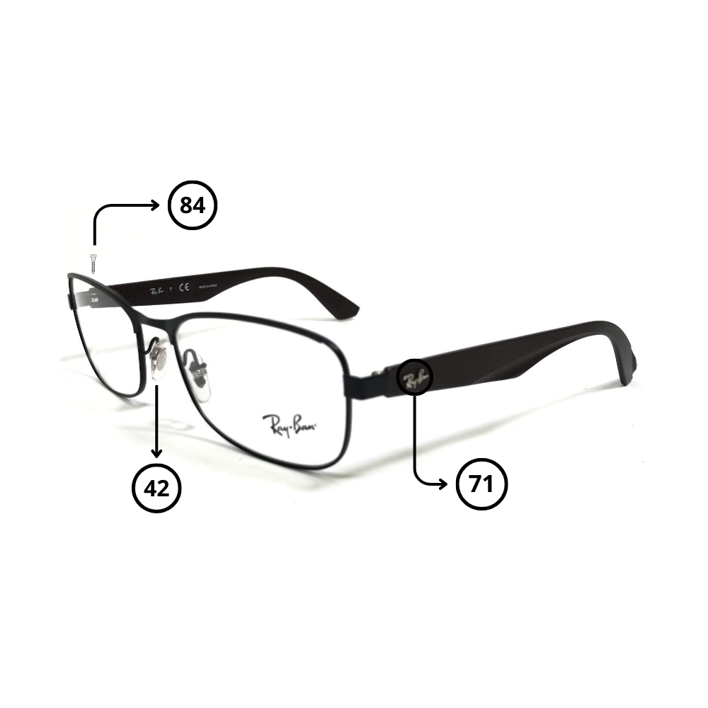 Pièces Rechange Ray-Ban 6307 Originaux