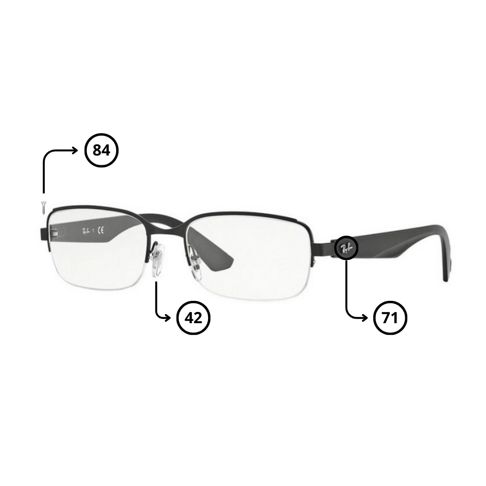 Pièces Rechange Ray-Ban 6311 Originaux