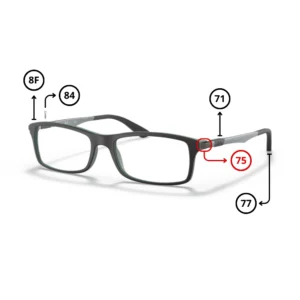 Pièces Rechange Ray-Ban 7017 Originaux