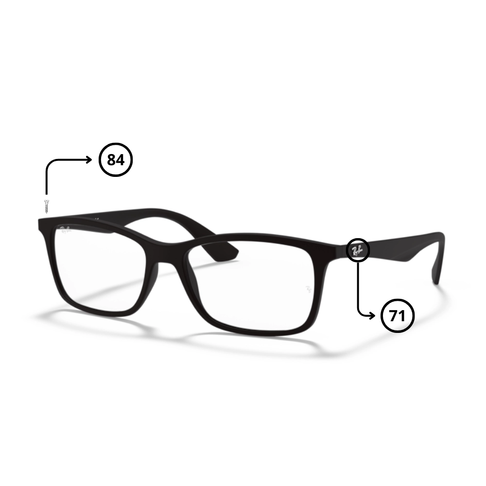 Pièces Rechange Ray-Ban 7047 Originaux