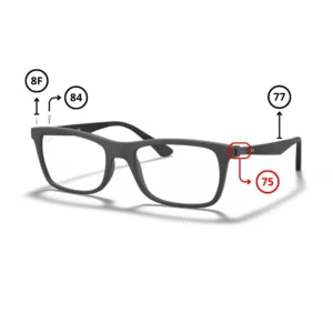 Pièces Rechange Ray-Ban 7062 Originaux
