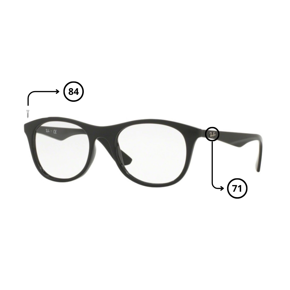 Pièces Rechange Ray-Ban 7085 Originaux