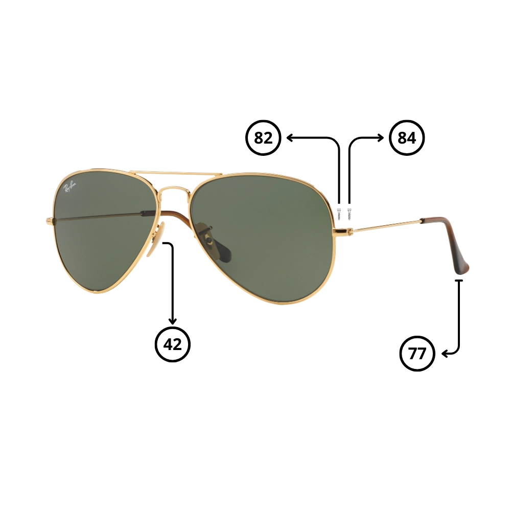 Pièces Rechange Ray-Ban 8341 Originaux