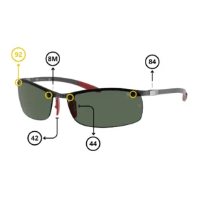 Pièces Rechange Ray-Ban 8305M Originaux