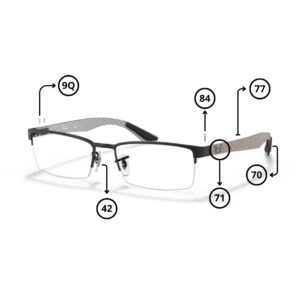 Pièces Rechange Ray-Ban 8412 Originaux